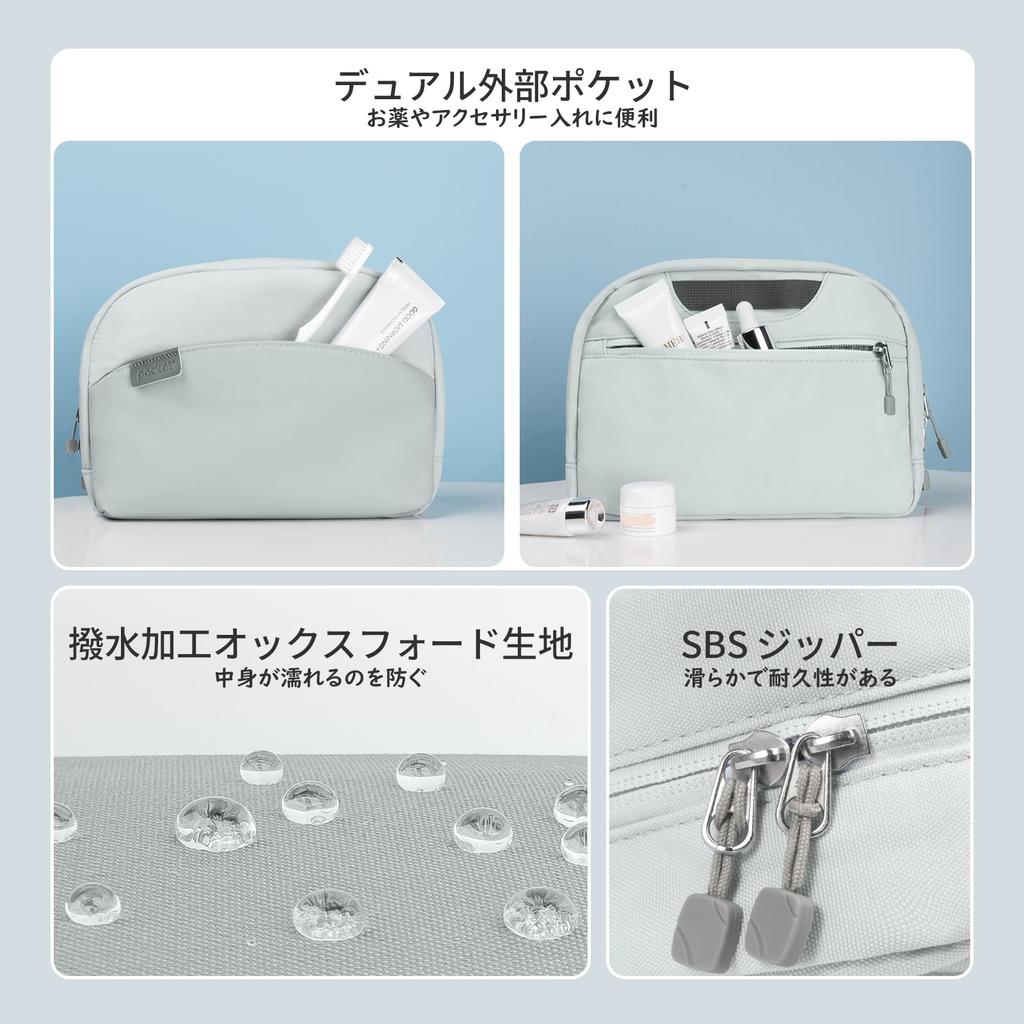 pack all Makeup Toiletry Cosmetic Travel Pouch for Cosmetics and Large Can Store Makeup Business Unisex Pouch, Bag, Pouch, Toiletries, Stylish,