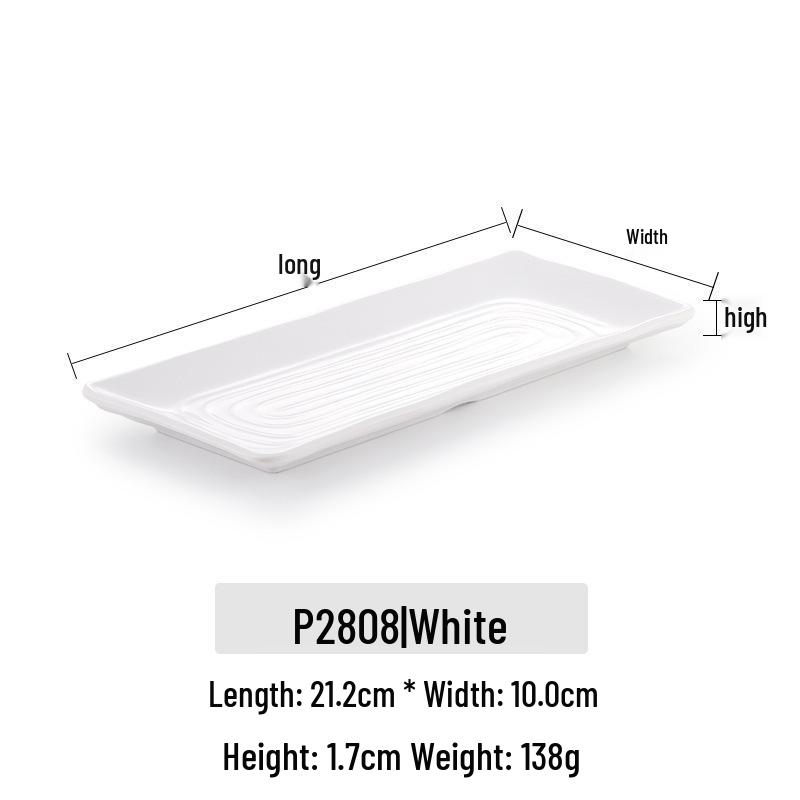 Kaibaiya Melamine Rectangular Sushi & BBQ Tray