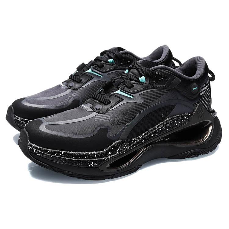new LiNing Exceed Infinity Running Shoes Men Low Top Black