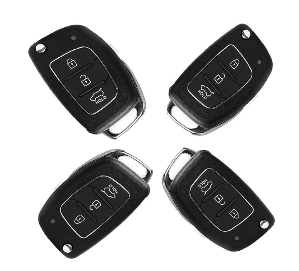 Compatible 3-Button Folding Remote Key for Hyundai Kia (315 MHz)