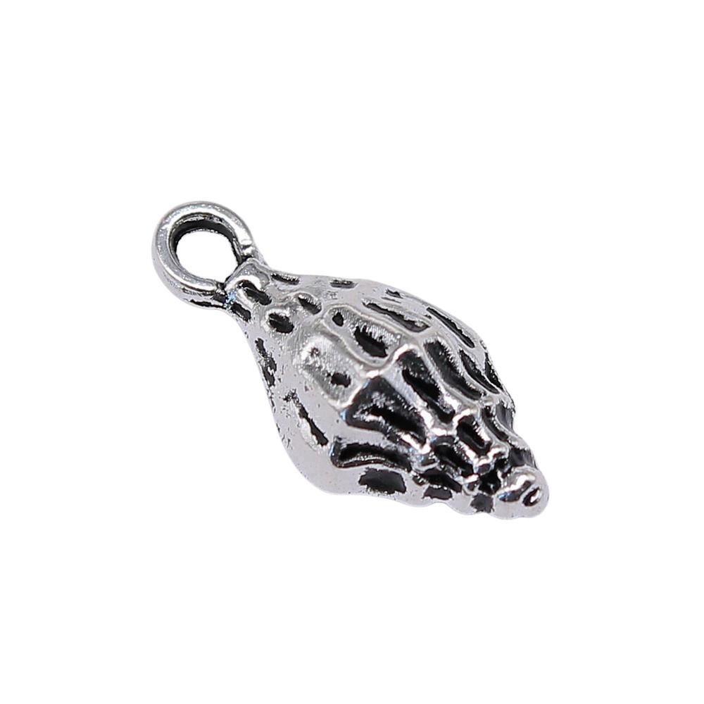 Shell Charms Multi Color Alloy Pendants For Beach Themed DIY Jewelry Accessories