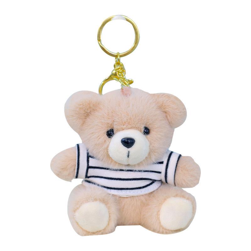 Plush Bear Keychain With Wool Sweater For Girls And Bag Decor