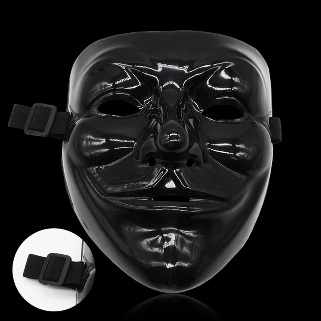 Halloween Masks Hacker Mask Black White V For Vendetta Hackers Cos Mask Halloween Cosplay Party Diy Masks Children Toys Masks