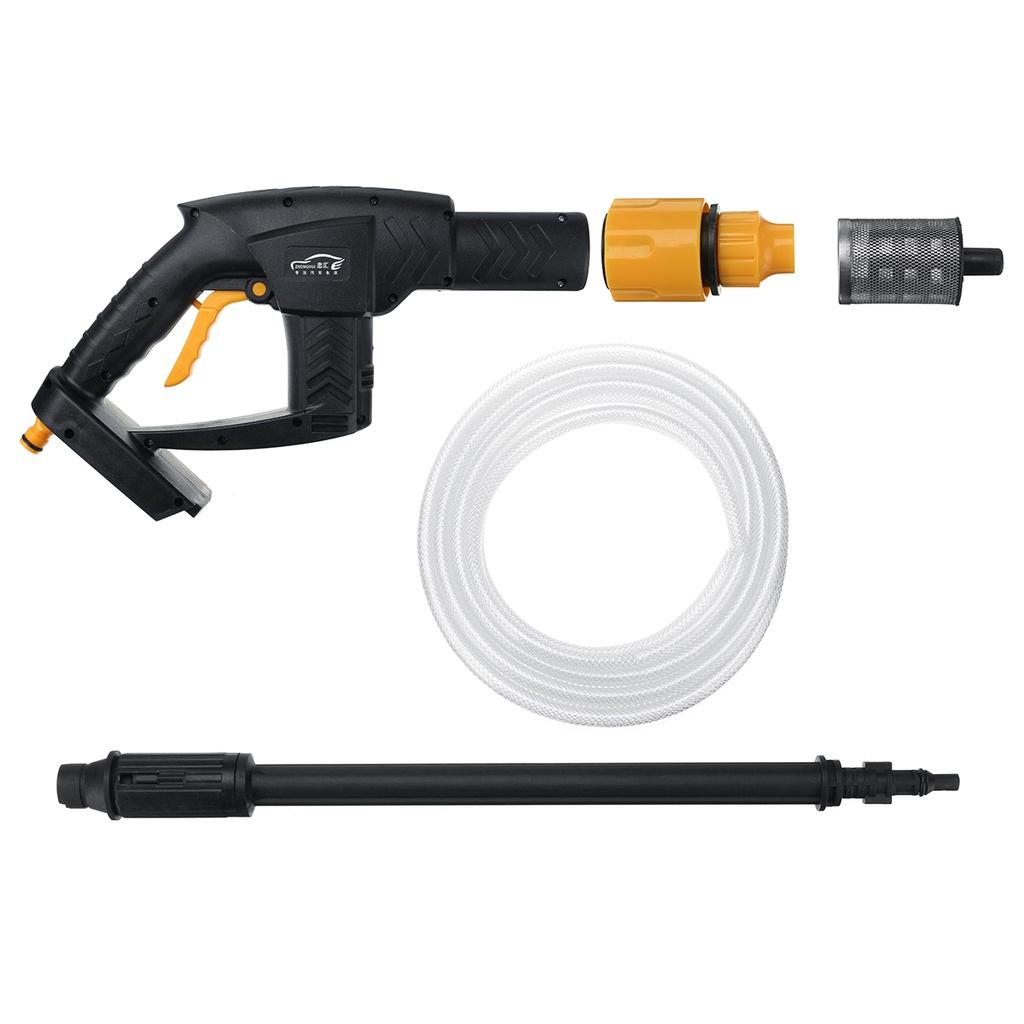 Cordless Portable Electric Pressure Washer Handheld Car Wash Pressure Water Nozzle Cleaning Machine Kit for 18V battery 150W