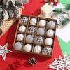 16pcs Foam Christmas Hanging Balls Set Sparkling Merry Christmas Decor  Home Decoration