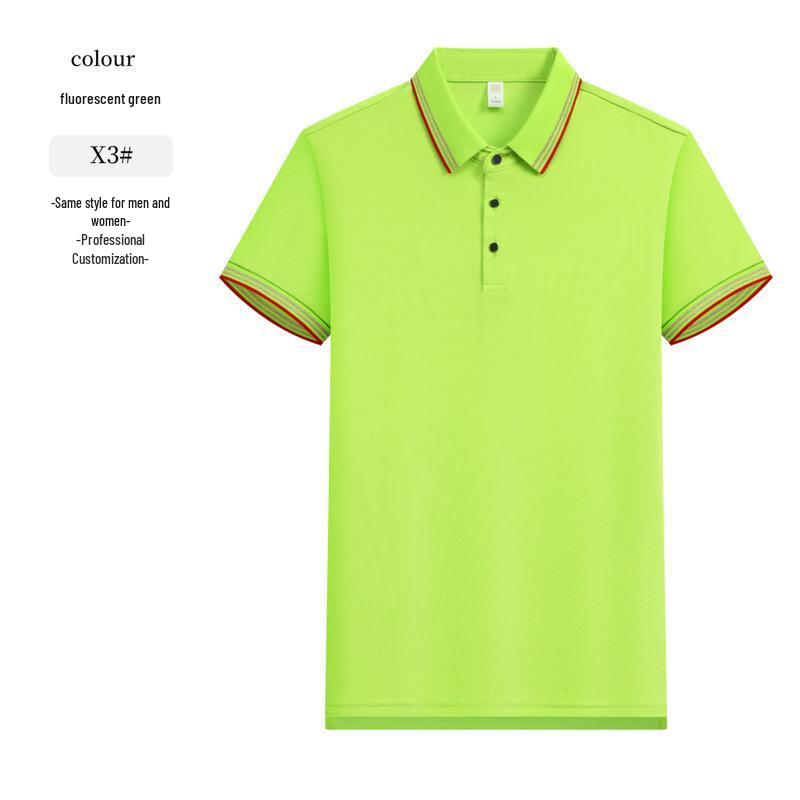 Quick-Dry Ice Silk Custom Corporate Polo Shirt with Logo for Team Activities