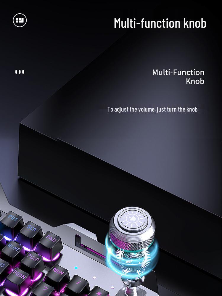 GX810 Wired Gaming Set: Mechanical Feel Keyboard, Mouse & Luminous Headset for Esports and Office.
