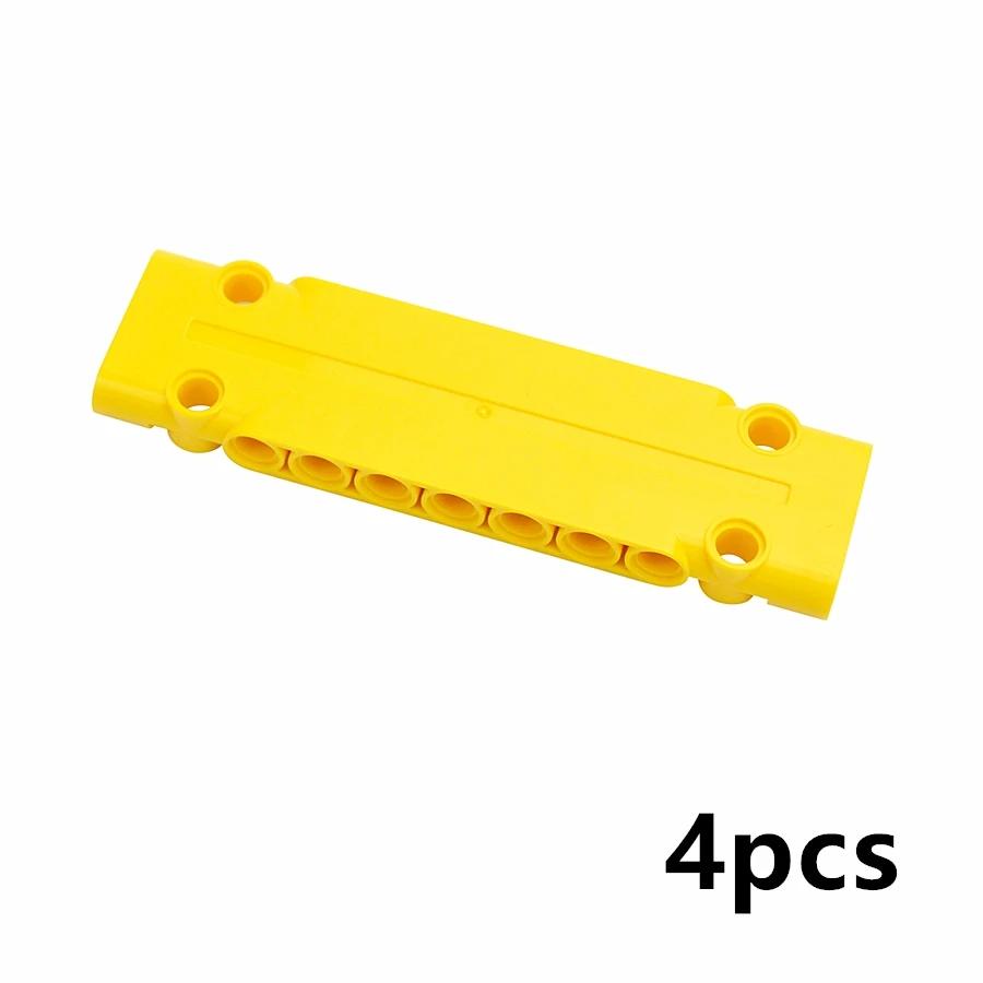 Technical Brick Bulk Modular Toy For MOC High-Tech 4Pcs Particles Panel Plate 5 x 11 x 1 Holes Constructing Blocks 64782 15458