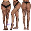 Halloween Themed Mesh Tights Set With Skull Pattern Stylish Hosiery For Women**