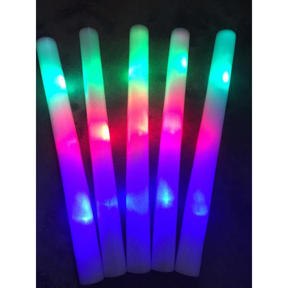 Foam Glow Sticks Led Multi-color Electronic Light Up Sticks Party Supplies For Party Wedding Birthday Concert Christmas