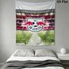 RB Leipzig Wall Tapestry Aesthetic Wall Hanging Printed Fabric Blanket Decorative Tapestries for Bedroom Living Room Home Decor