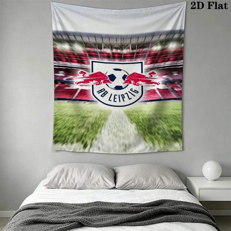 RB Leipzig Wall Tapestry Aesthetic Wall Hanging Printed Fabric Blanket Decorative Tapestries for Bedroom Living Room Home Decor