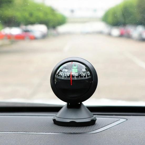 Car Compass Ball High Precise Easy To Install Wide Application Navigation Hiking Direction Pointing Guide Ball