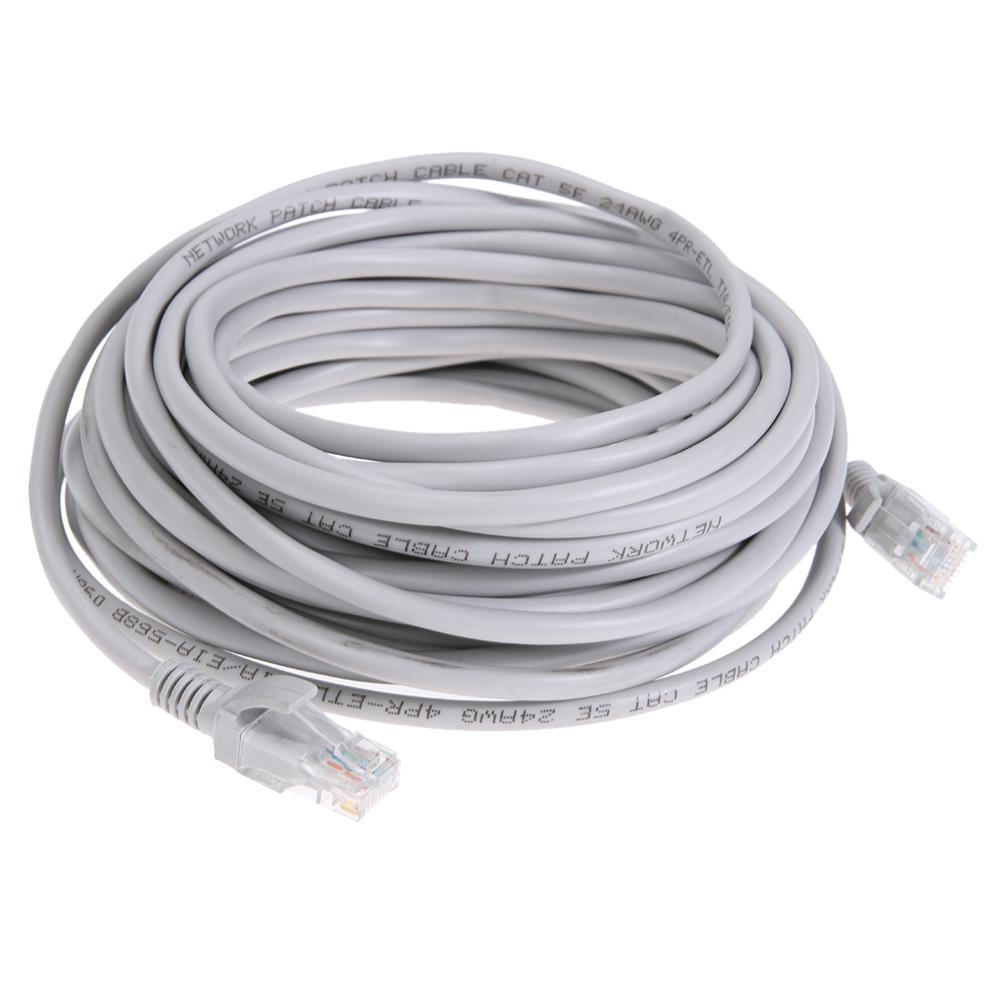 Network Cable High Speed Computer Wire with RJ-45 Connector Internet Network Patch Cord 100ft for PC Router Computer