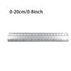 Ruler Aluminum Alloy Dual Scale Straight Ruler 1Pc