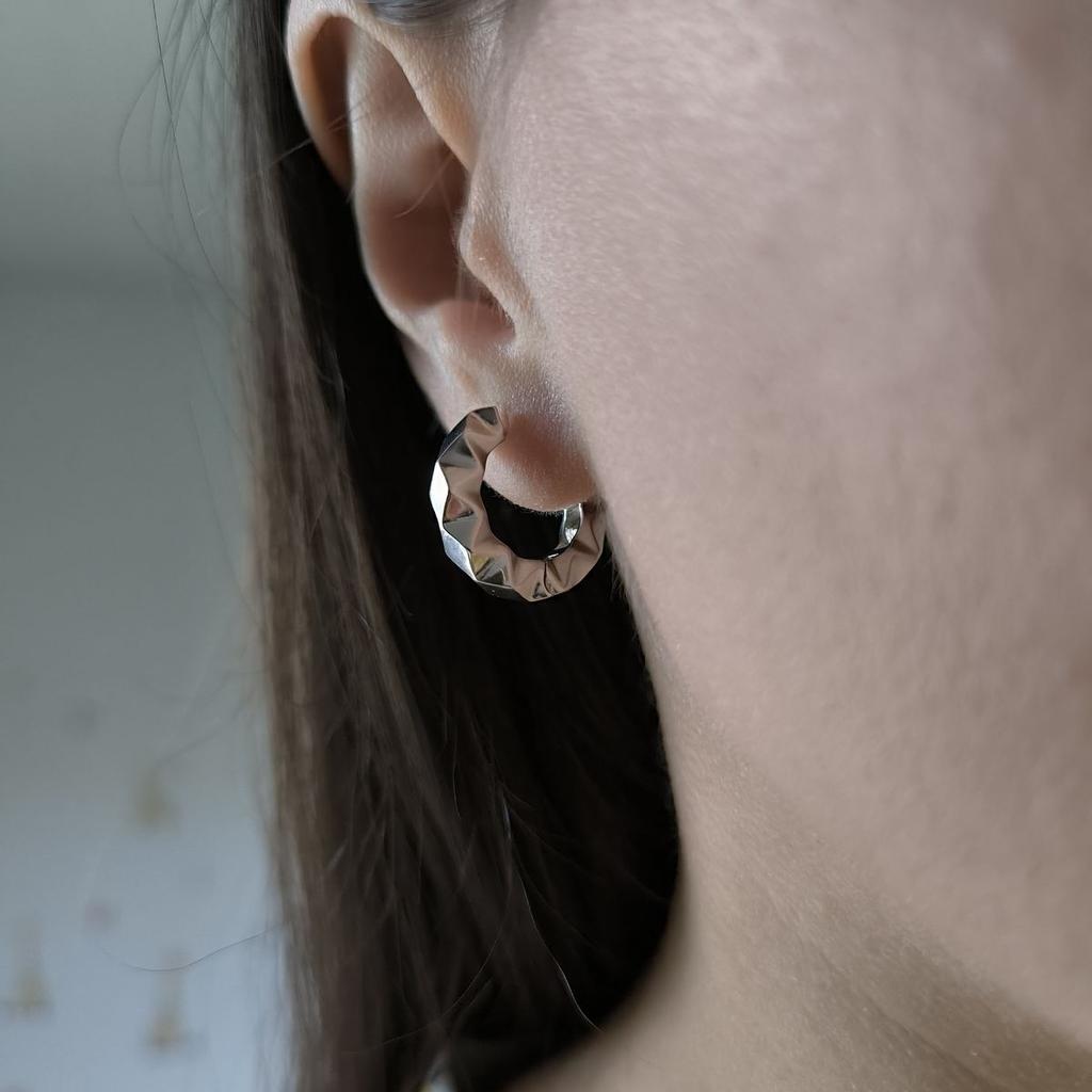 Silver Earrings Without Stones (2191889)