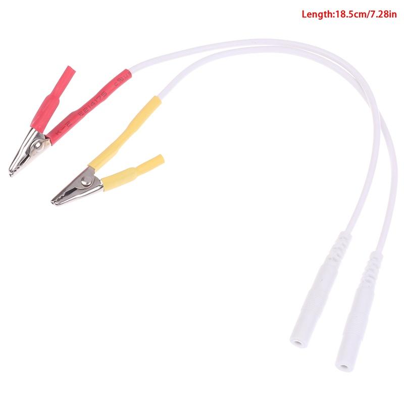 10Ps Tens/Ems Tieline Alligator Clip Cable Wire Electrode Accessories For Hwato Sdz-Ii Electronic Acupuncture2Mm Pin Type Cables