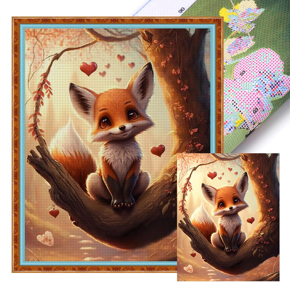 Animal Printed Cross Stitch Kit DIY 11CT Thread Art Needlework Home Wall Decor