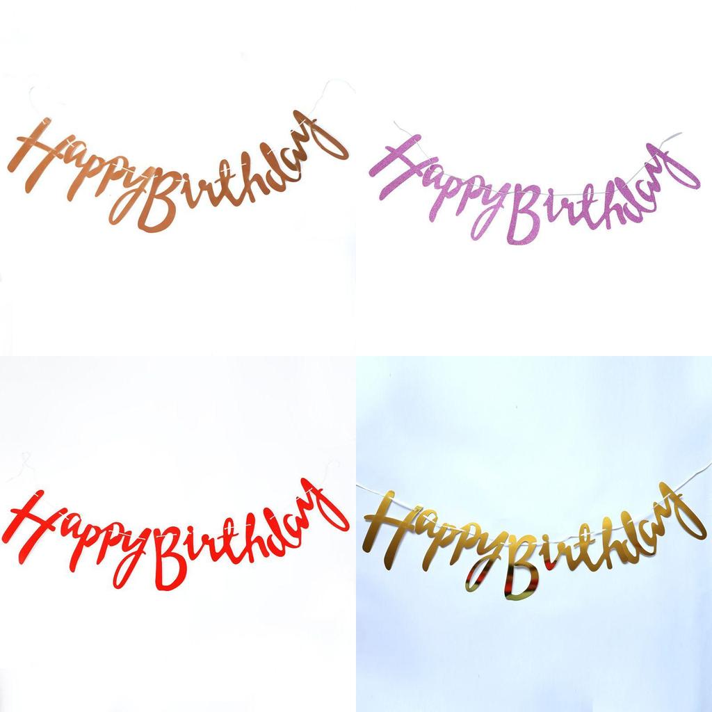 Vibrant Happy Birthday Banner For Festive Party Decoration And Cheerful Celebration