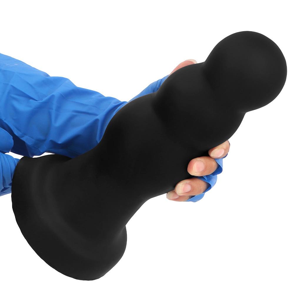 Large Liquid Silicone Soft Dildo Fisting Dragon Head Butt Plug Masturbator Anal Dilator Adult Sex Toy Big Dick Strap On Penis