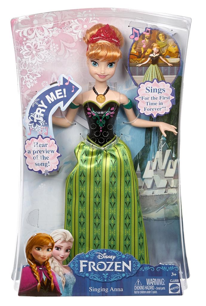 Disney Princezna Ledové království Poprvé (Anglická verze) Zpívající Anna (CJJ08)