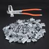 100pcs 15g 0.53oz PStyle Aluminium Alloy Clip On Balancing Wheel Weight Balancetire Repair with