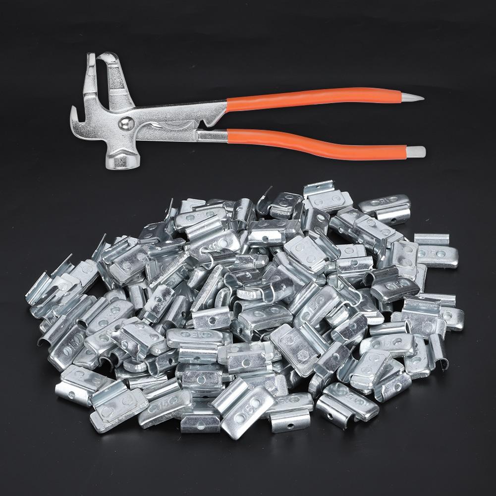 100pcs 15g 0.53oz PStyle Aluminium Alloy Clip On Balancing Wheel Weight Balancetire Repair with