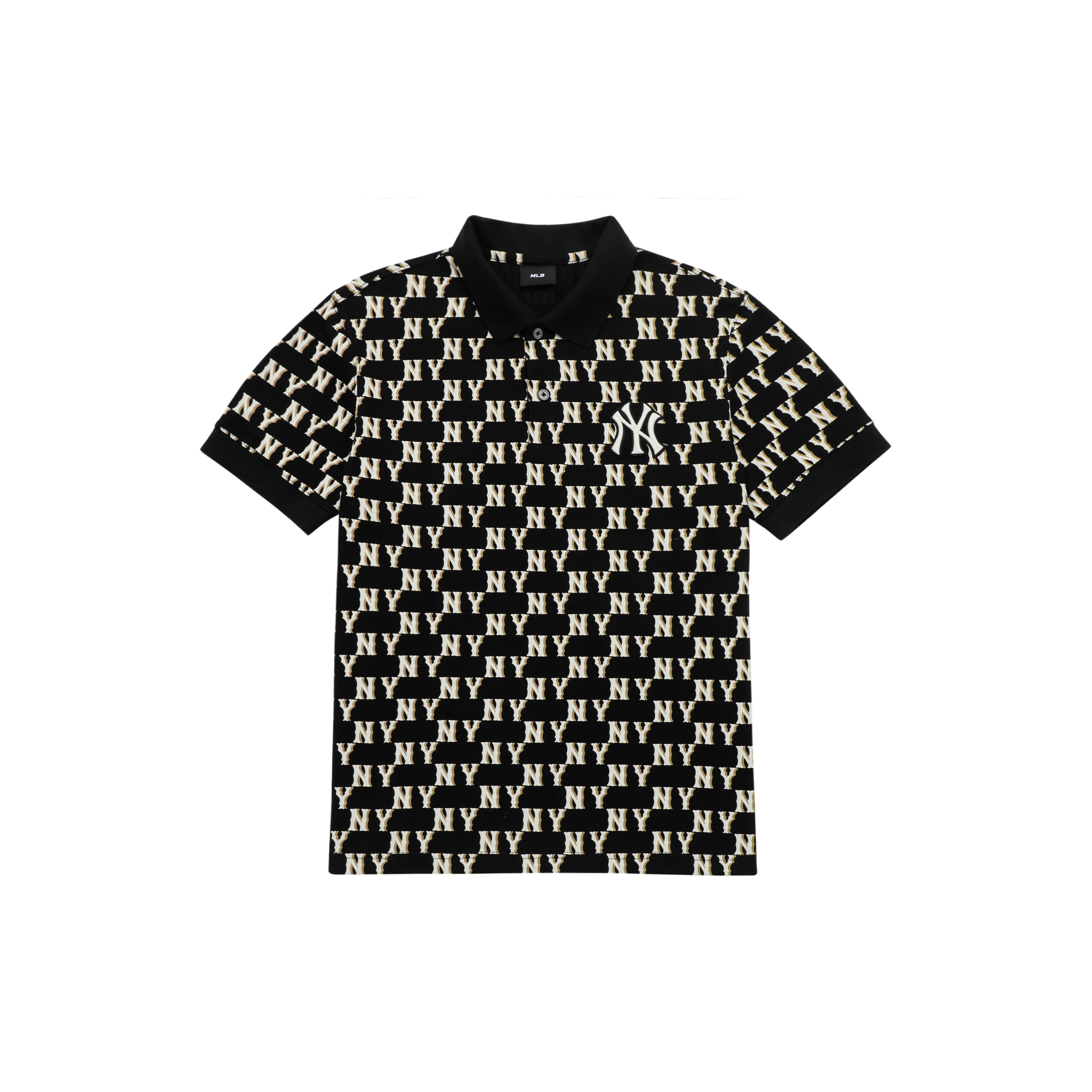 

New MLB Polo Shirts Unisex Black 3LPQM0133-50BKS XL