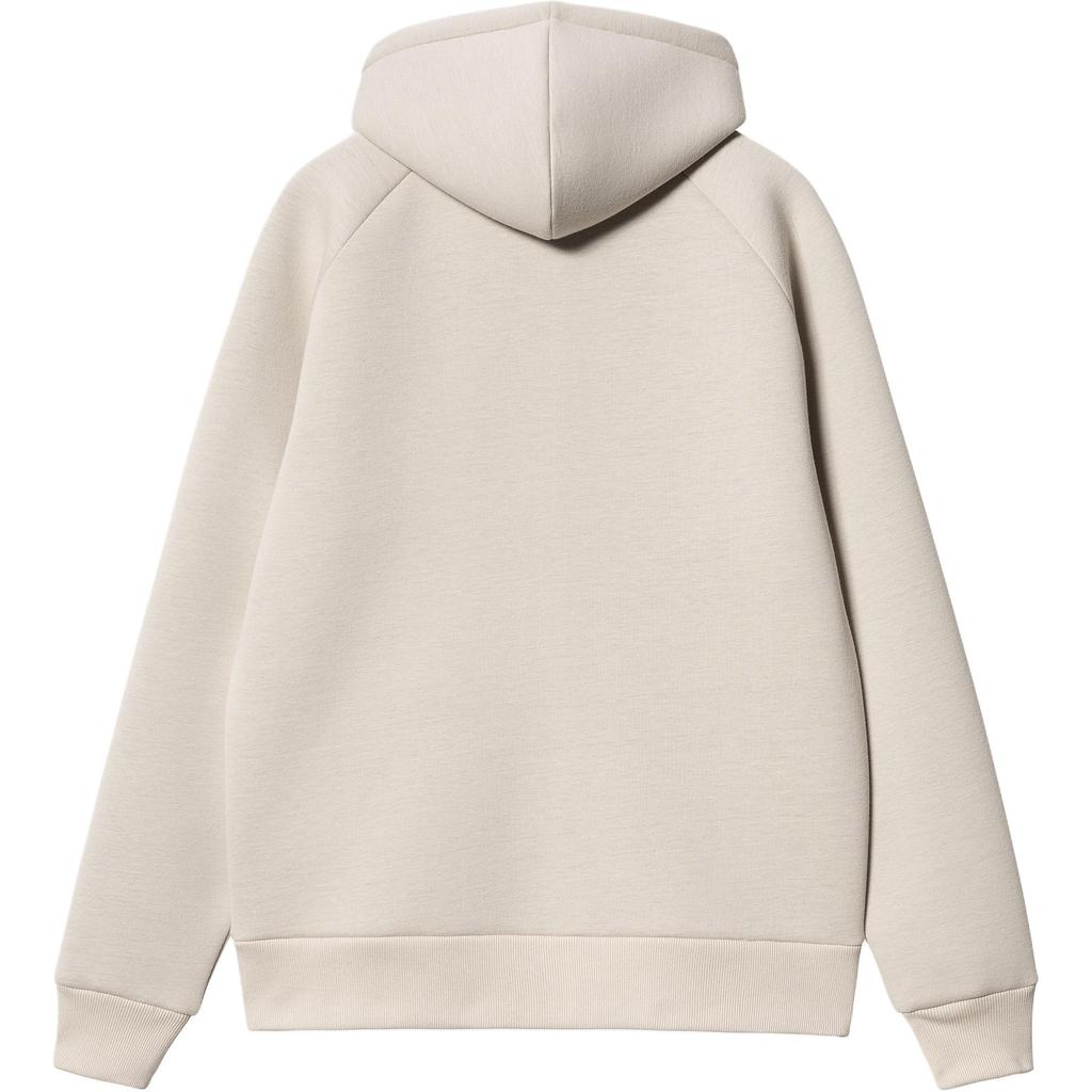 Carhartt WIP FW24 Car-Lux Hooded Jacket Adjustable Hood Zipper Long Sleeve Square Loose Label Jacket Unisex Jacket Moonlight-Gray I032935-2JY-XX