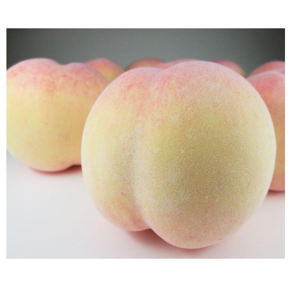 GuCra Peach Lifelike Set of Food Fruit Models Models, 8, Samples, (UP)