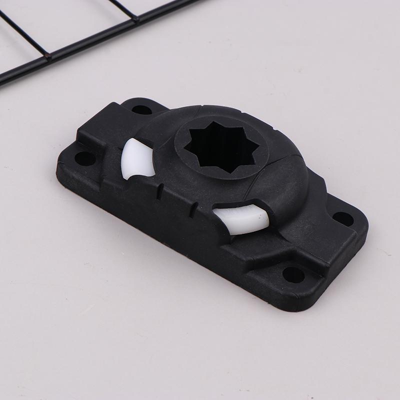 1PCS Inflatable Kayak Rod Holder With 4 Screws Navigation Mount Base Boat Canoe Slide Rail Kayak Fishing Rod Accessories