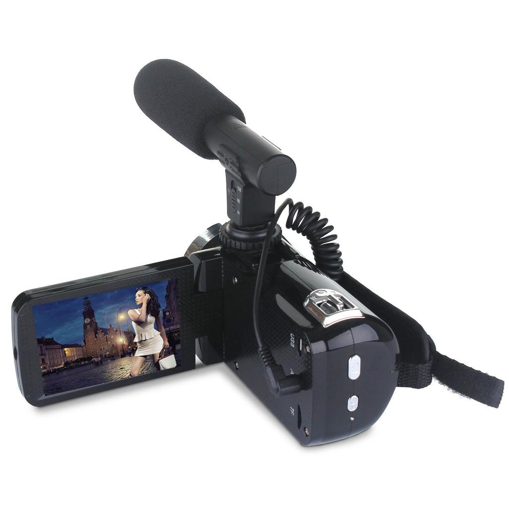 24MP HD Digital Camcorder with Hot Shoe and PC Camera Function