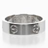 Cartier Love Ring K18 White Gold #7.8(US Size) 7.6g Mens Used