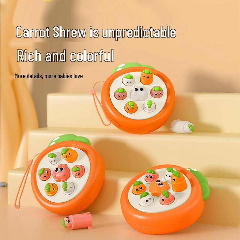 Educational Cute Frog & Bunny Animal Whack-a-Mole Game for Children's Thinking and Parent-Child Interaction