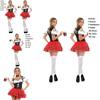 Hochwertiges Oktoberfest Bier Kellnerin Dirndl Outfit Ideal für Themenpartys