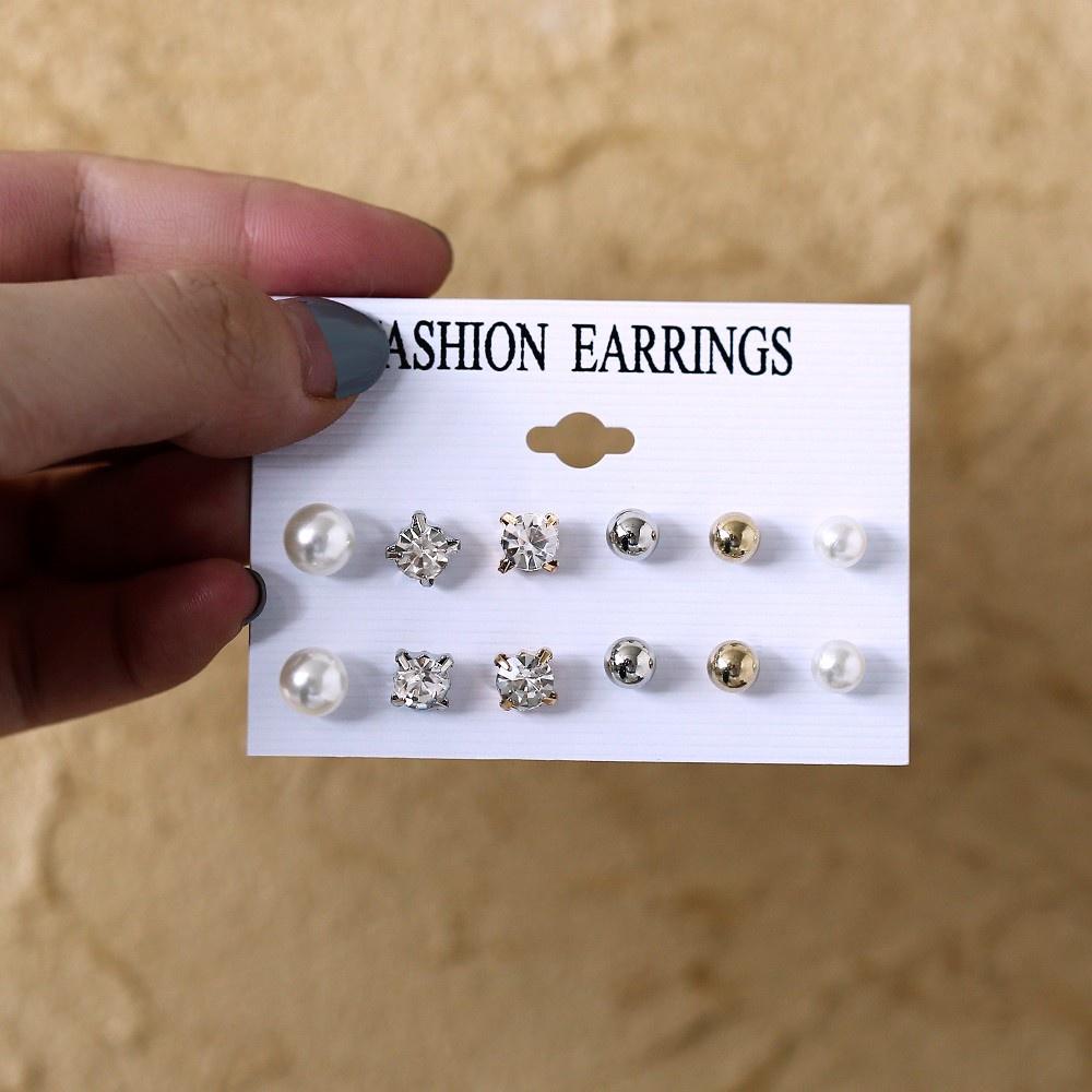 IF ME Korean Butterfly Pearl Stud Earrings Fashion Leopard Hoop Earring Women Jewelry Accessories