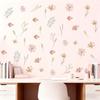 Boho Style Flowers Children’s Wall Stickers Girls Room Nursery Wall Art Decals for Living Room Bedroom Kids Room Home Decoration
