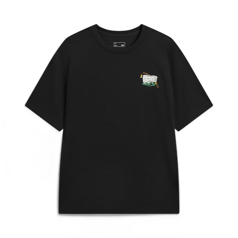 Li-Ning Unisex Round Neck Loose Fit Printed Short Sleeve T-Shirt