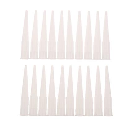 20Pcs Universal Caulking Nozzles Glass Glue Nozzles Sealant Silicone Gun Mouth