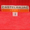 Castelbajac Sport Golf Long Sleeve Polo Shirt 1 Red Men's Used