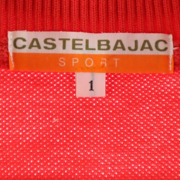 Castelbajac Sport Golf Long Sleeve Polo Shirt 1 Red Men's Used