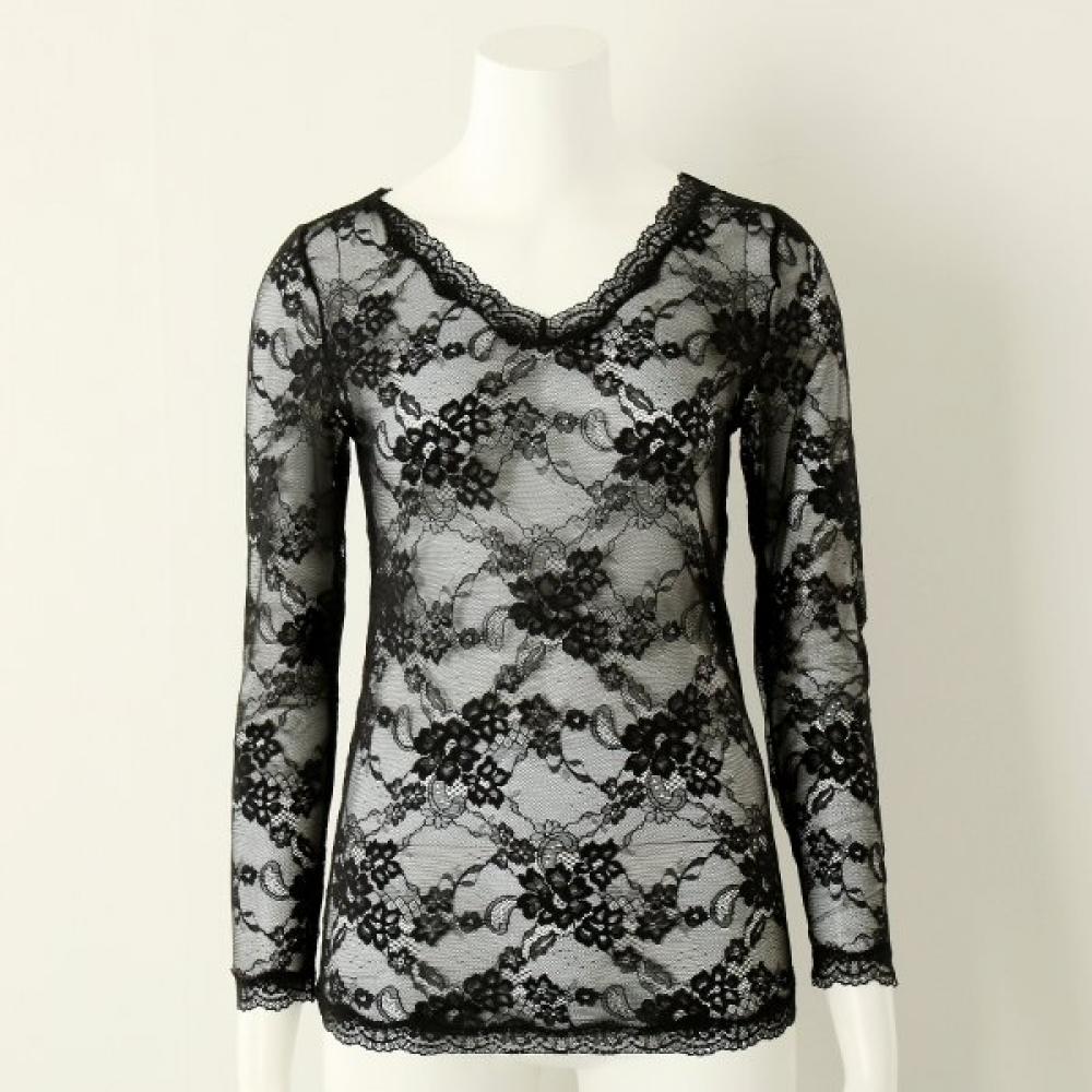 Wacoal Women S Allover Lace Inner Top  Wlg2459c 85(S)