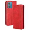 For Motorola Edge 40 Neo 5G Case PU Leather Wallet Retro Phone Cover