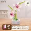 Cartoon Flower Building Blocks, Children's Educational Toys, Birthday Gifts for Boys and Girls, Camellia and Sunflower Model