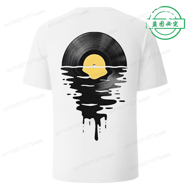 

Tee Shirts for Men Women DJ Music Clothing Phonograph Record Print Funny Tshirt T-Shirt Tee Shirt for Men Music Lover Gifts 4XL