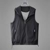 Vest for Women Cotton Sleeveless Tops Leisure Hooded Solid Color Thin Breathable Oversize Casual Vest