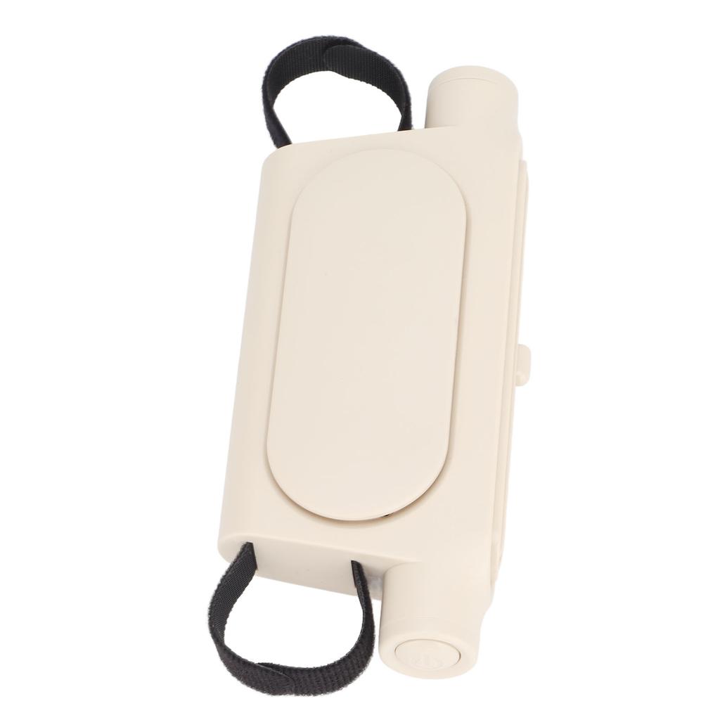 USB Backseat Car Fan 3 Wind Speeds Powerful Recirculating Air Low Noise Car Cooling Fan for Backseat SUV RV Beige