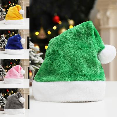 Müzikli Danslı Noel Baba Şapkası Şarkı Söyleyen Dans Eden Hareketli Elektrikli Patchwork Şapka Peluş Yetişkin Şapkası Kışlık Sıcak Noel Partisi Hediyeleri