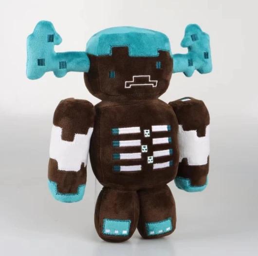 New Arrival Minecraft Warden Robot Cow 30cm Plush Doll Game Black Plush Stuffed Toy Christmas Eve Christmas New Year Gift