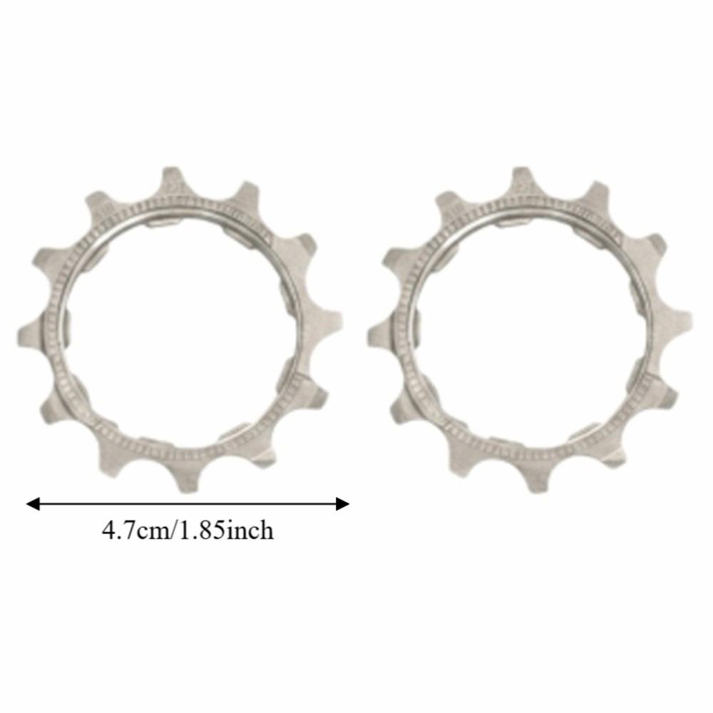 2PCS 8/9/10/11 Speed Bike Freewheel Steel Freewheel Pinion Durable Fixed Gear Cog  Bicycle Repair